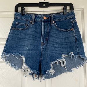 Distressed Jean Shorts